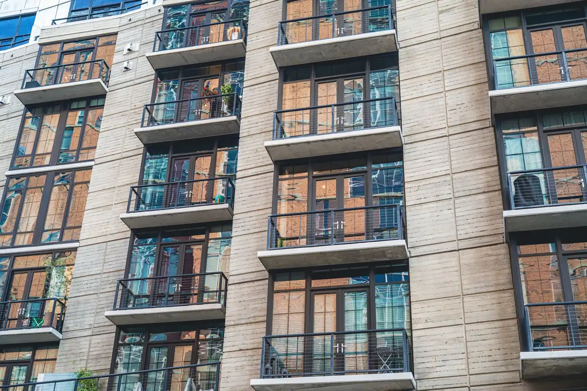 Immeuble collectif représentant un investissement immobilier via SCPI