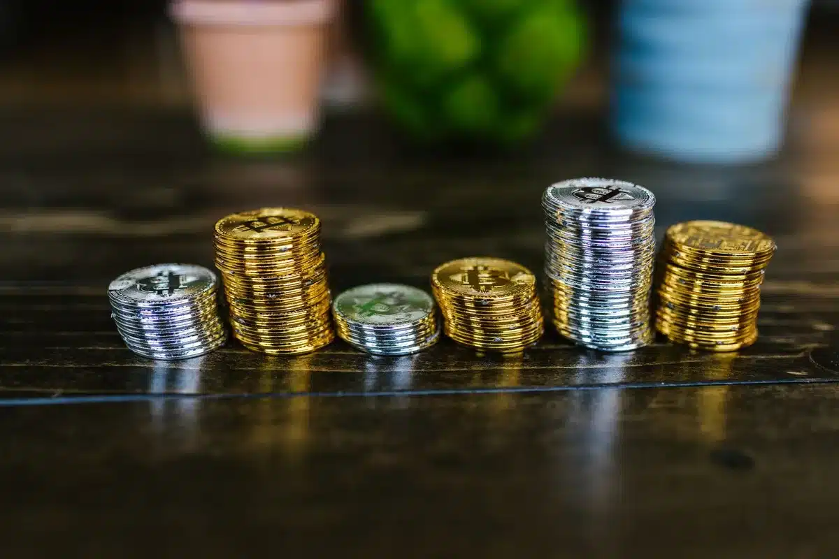 Illustration d'un ratio prêt/valeur (LTV) avec des cryptomonnaies en garantie