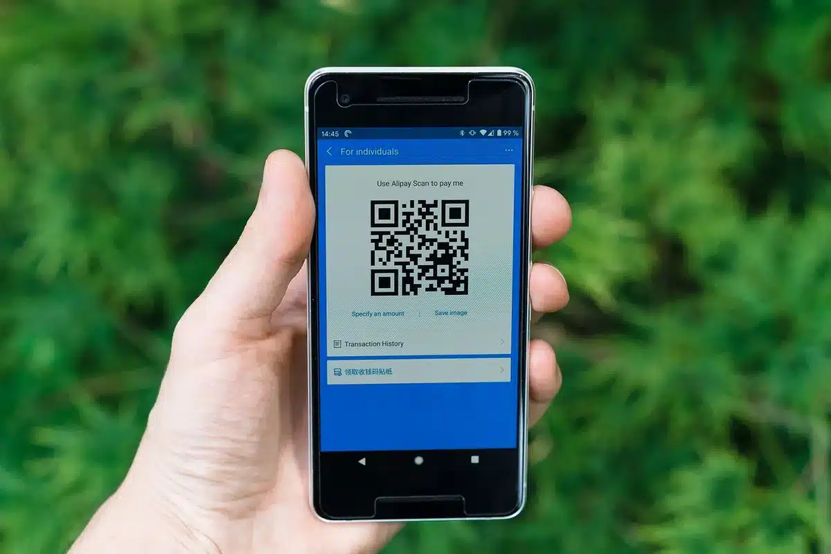 Écran d'ordinateur affichant du code hexadécimal et des données de transaction cryptographique